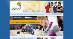 Desktop Screenshot of lampefoundation.org