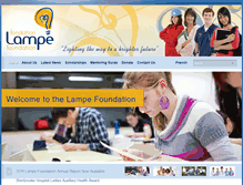 Tablet Screenshot of lampefoundation.org